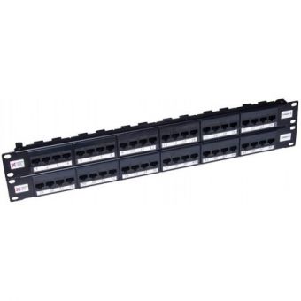 48 Port CAT 5E Elite Patch Panel 